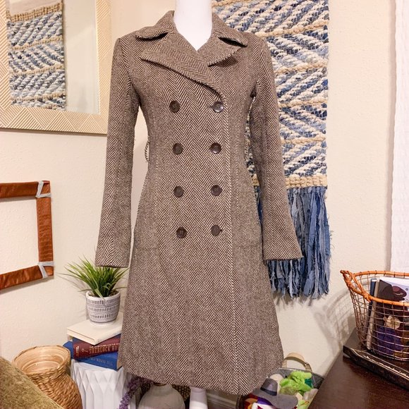 Zara Jackets & Blazers - Tweed Zara Tench Coat